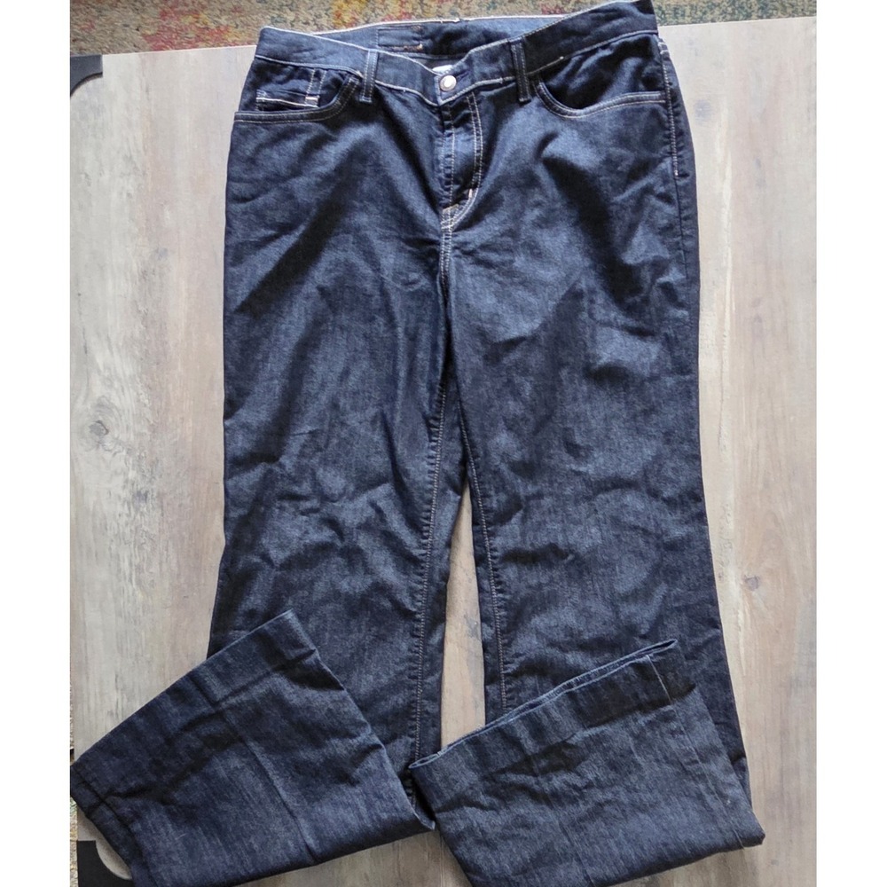 David Kahn Jeans Women's 31 Dark Wash Bootcut Denim Made in USA Stretch